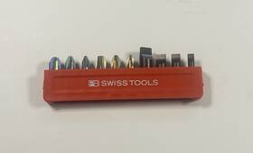 C6.701 Pb Swiss Tools Full Bitblock With 10 C6 1/4 Inch Precisionbits New