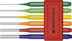 755bl Pb Swiss Tools Rb Parallel Pin Punch Rainbow Set New