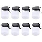 Pegboard Accessories Organizer Storage Jar 8 Pack Jars Kit