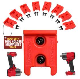 Perch 860011569992 9 Pack Tool Holder For Milwaukee M18/18v Cordless Tools - Snap Fit Organ