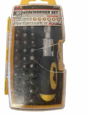 20151 Performance Tool 38 Piece Bit Driver Ratcheting Set