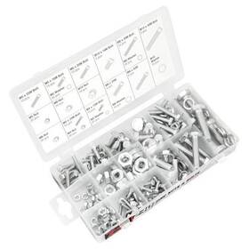 W5334 Performance Tool 240-pc Zinc Nuts And Bolts Assortment