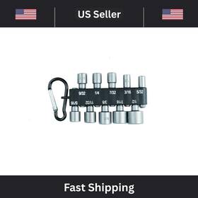 2520528 Performax 1/4 Inch Hex Drive Sae Nut Driver Setter 10 Piece Set 5/32 To 1/2 Storage Case