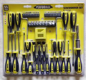 237-2185 Performax 846852155396 55 Piece Magnetic Screwdriver Set Model