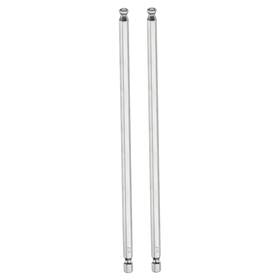 Peroup 601968067939 2pcs Ball End Hex Screwdriver Bit Set 6mm Magnetic 1/4 Inch Shank 8 L For Repair