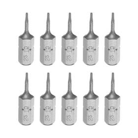 Peroup 601968187118 10x Torx Bits 1/4 Inch Magnetic Screwdriver T5 Screw Driver Bit S2 Alloy Steel