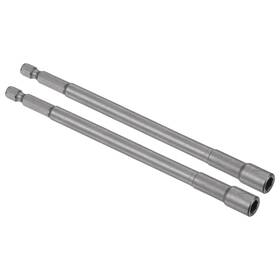 Peroup 617662377977 2pcs 1/4 Inch Magnetic Nut Driver Bit For Repair Quick-change Hex Shank 6 Sae