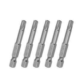Peroup 617662684051 1/4 Inch Hex Shank 2-inch Length T27 Magnetic Torx Screwdriver Bits Kit Tools