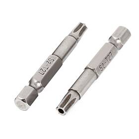 Peroup 617662832162 10pcs 1/4 Inch Hex Shank 5mm Tip Torx Security Screwdriver Bit For Repair T27 Steel