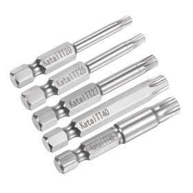 Tt20-tt45 Peroup 619668030085 1/4 Inch Hex Shank Magnetic Security Star 7point Screwdrivers Bit 2 Length