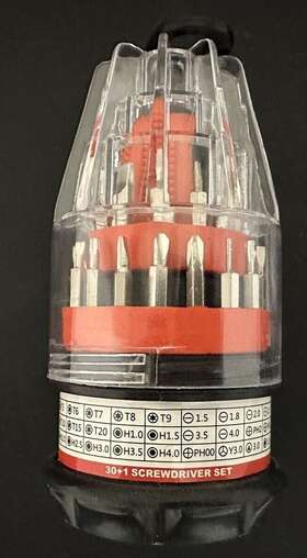 Philips 371671685125 30-in-1 Screwdriver Set Magnetic Multi Tool Repair Phillips Torx Slotted Hex
