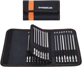 D2011 Philips 30 Piece 6 Extra Long Security Bit Set Torx Hex Slotted Phillips Square Pozidriv