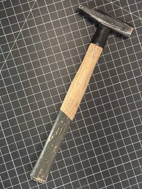 Pc0030312-0200 Picard Peen Riveting Hammer With Hickory Handle German Pattern 200g