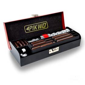 Pikwo 606727973193 Hand Manual Reversible 1/2-inch 3/8-inch Impact Driver Set Extractor-13pcs Im