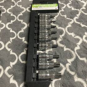 67887 Pittsburgh 1/2 Inch Drive 9 Pc. Star Point Socket Set New
