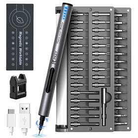 Cs0233b Pkey Cordless Electric Screwdriver Kit With 55 Magnetic Preci