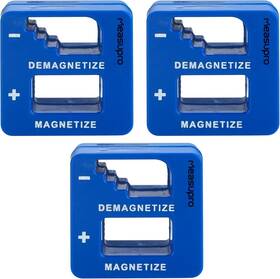 Playbees 810154040070 Demagnetizer And Magnetizer - Blue 3 Pack For Screwdrivers Tips Bits
