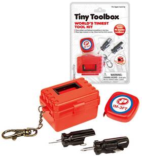 10683 Pmt Holdings Worlds Tiniest Tool Box - Includes Flathead Driver Screw Measuring