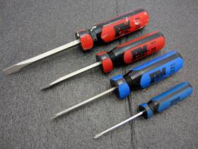 30797 Popular Mechanics Vintage 4pc Slotted And Phillips Screwdriver Set Made In Usa