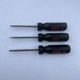 33396 Popular Mechanics Lot Of 3 Pm Black Screwdrivers Made In Usa Torx