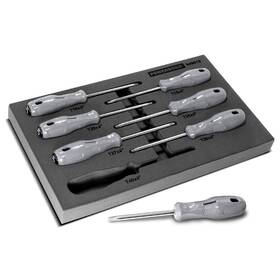 949019 Powerbuilt Master Torx Screwdriver Star Drive Kit 7 Piece Acetate Handle Set