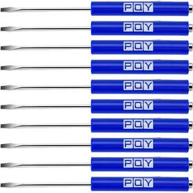 Cj001b-qy Pqy 10pcs Mini Tops And Pocket Clips Screwdriver Strong Magnetic Slotted