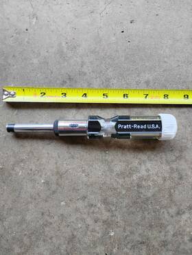 42616 Pratt-read Ratchet Screwdriver W 4 Bits