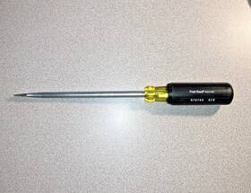 578760 Pratt-read Flat Head Slotted 3/8 Inch X8 Screwdriver Usa