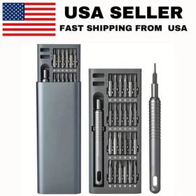 Precision 723849247077 25 In 1 Mini Screwdriver Kit Phone Pc Multi-bit Magnetic Repair Tool