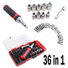 36in1 Precision Multi-bit Ratcheting Screwdriver Set Tool