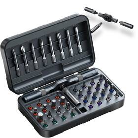 M-42pro Prekull 42 In 1 Magnetic Screwdriver Set Diy Ratchet Multi Bit Scre