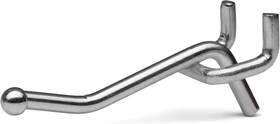 Presa 722544319225 Metal Peg Board Shelving Hooks 2-inch 50-pack 2 Inch Chrome