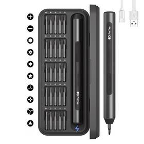 Protap 978012530096 Electric Precision Screwdriver Set With Magnetic Bits And Storage R