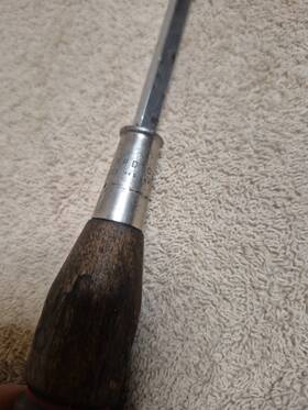 9742 Proto Vintage Flathead Screwdriver Wood Handle Los Angeles Usa