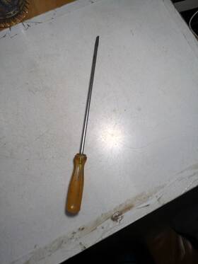 9636 Proto 9832 Flathead Screwdriver 1/4 Inch Blade 13 5/8 Oal Usa