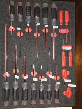 J1219scf Proto Screwdriver Set 19 Piece Ergonomic New J1219scf Proto Screwdriver Set 19 Piece Ergonomic New