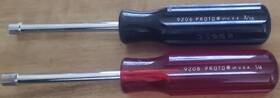 J9298 Proto Set Of 2 Vintage 9206 3/16 Inch And 9208 1/4 Nut Drivers