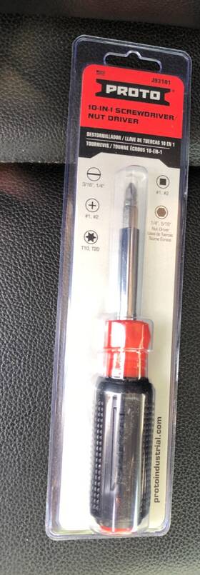 J93101 Proto Bit Screwdriver Set New