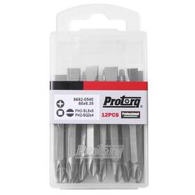 Protorq 889064910322 Double Ended Drive Bits Phillips 2 And Slotted 12pc Ph2 Sl8 Sq2