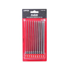 T7-t40 Protorq 889064910575 Torx Tamper Resistant Bits Star 150mm 10 -pieces