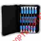 Psd-12pc Delcast 12 Pc Phillips Slotted Torx Pentalobe Precision Screwdriver Set Tools