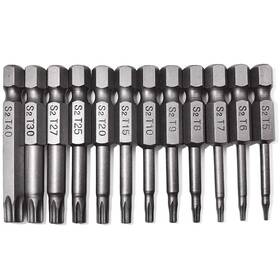 Ptslkhn 748497433467 Torx Screwdriver Bit Set S2 Steel Magnetic Security Tamper Proof