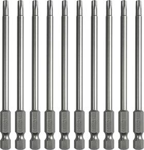 Ptslkhn 799793958208 10pcs T20 Torx Screwdriver Bit Sets 4 Length Magnetic Security Bits Set 1