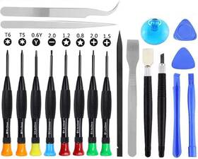 Qerfasaly 744110709001 Screwdriver Set 20 Pieces Phone Repair Tool Small Magnetic Kit With Phillips Pen