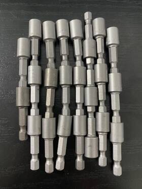 Msh1 Qualtool 1/4 Inch X 1-5/8 Magnetic Nutsetters 21pcs. Usa Msh1/4