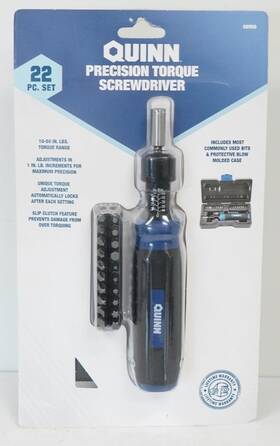 58950 Quinn 193175451781 New - 22-piece Precision Torque Screwdriver Set