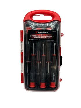 6400188 Radioshack Radio Shack Precision 6-piece Electronics Slotted And Screwdriver Set
