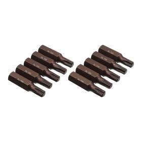 Wby4066 Rannb T30 Torx Screwdriver Bit Set 6 Point Star Bits 1-1/4 Inch Length With 5/16 Hex S