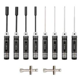Rchobbytop 607841819435 10 Pack Rc Hex Driver Tool Kit Hexagon Screw Drivers And Nut Set 1.5mm