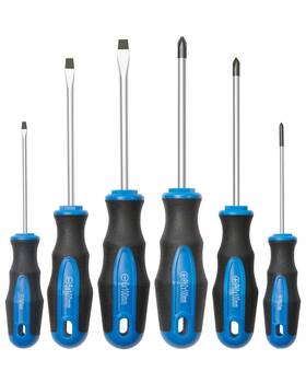 Redrockdealz 680306592173 Rotation 6pcs Magnetic Tip Screwdriver Set 3 Phillips And Flat Professional